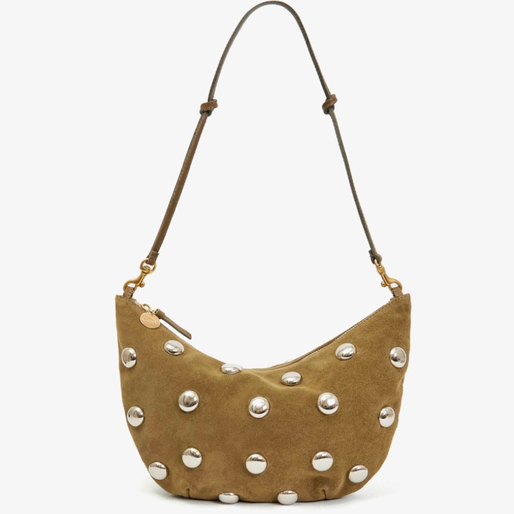 Clare V Lune in Oat Suede